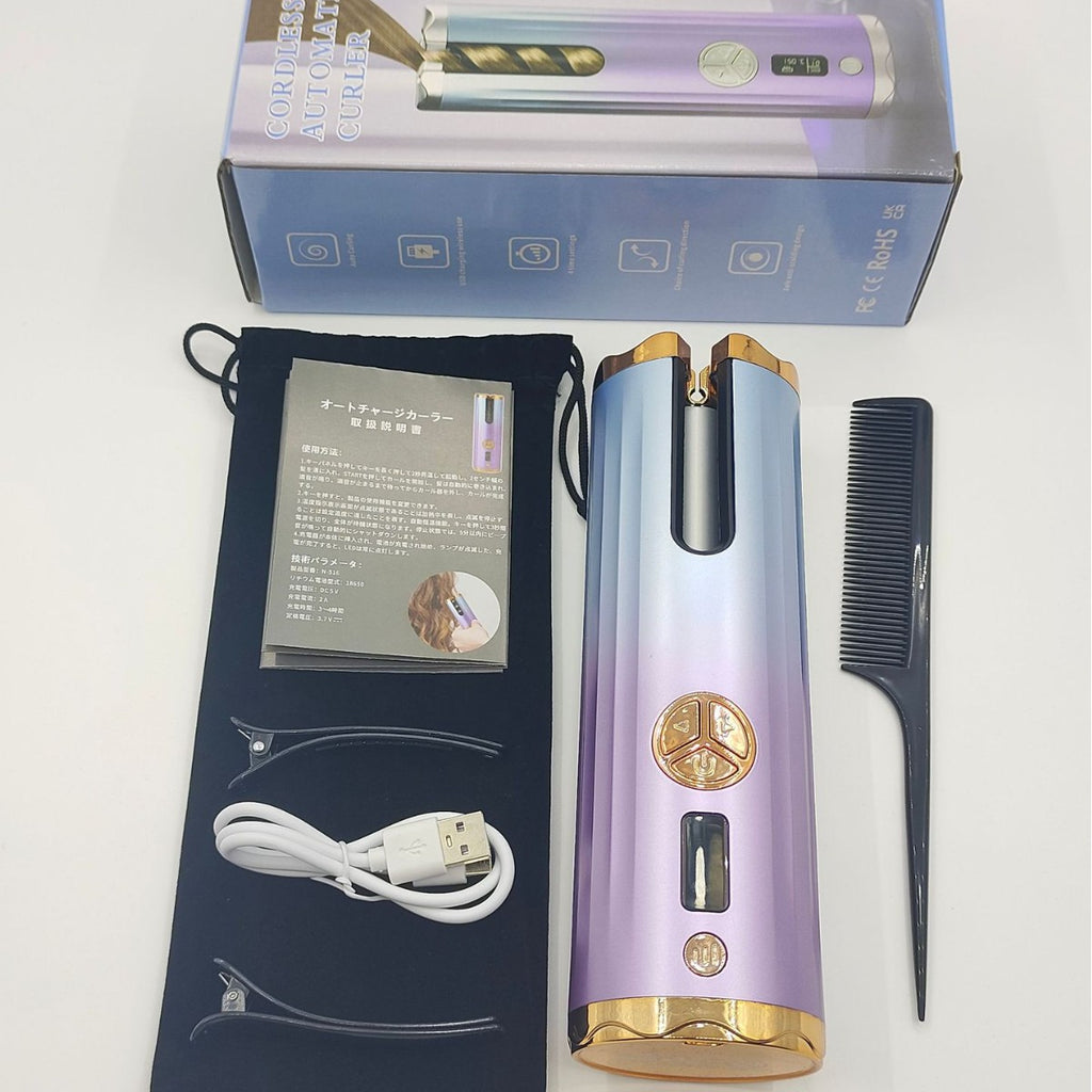 USB automatic curling iron