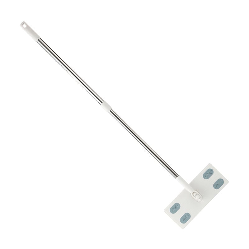 Hand-free flat mop