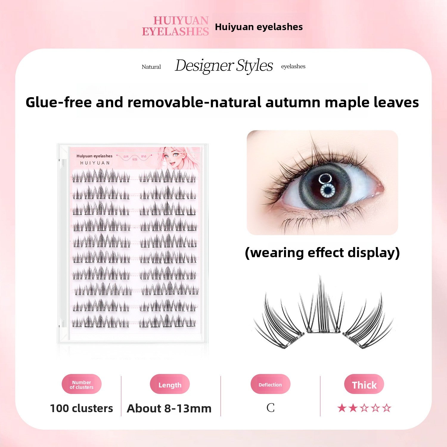 5D Glue-Free False Eyelashes