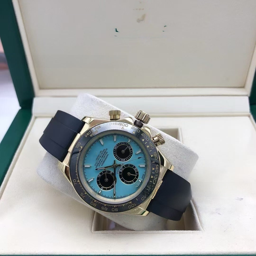 Men's Blue Daytona Automatic Mechanical Watch