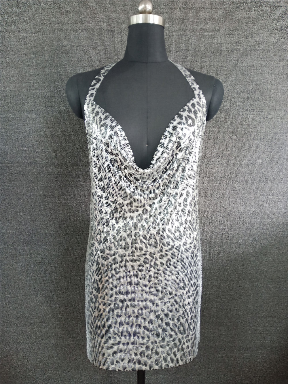 Sequined one-piece dress