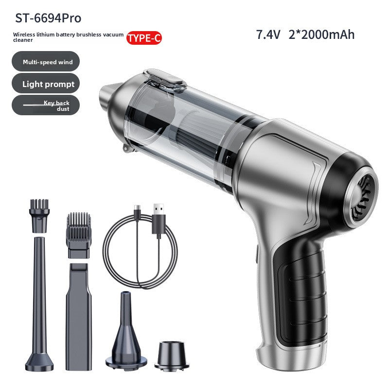 Car-mounted wireless vacuum cleaner