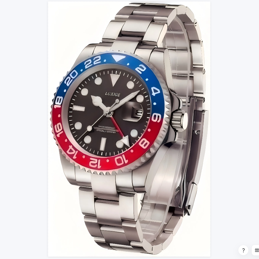 Luminous hour hand calendar waterproof mechanical watch