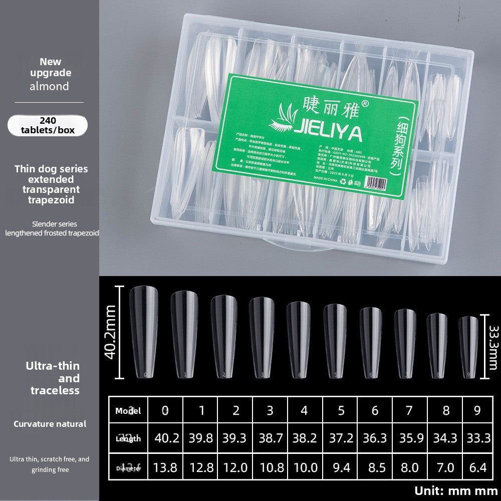 Full and half dual-purpose nail pads