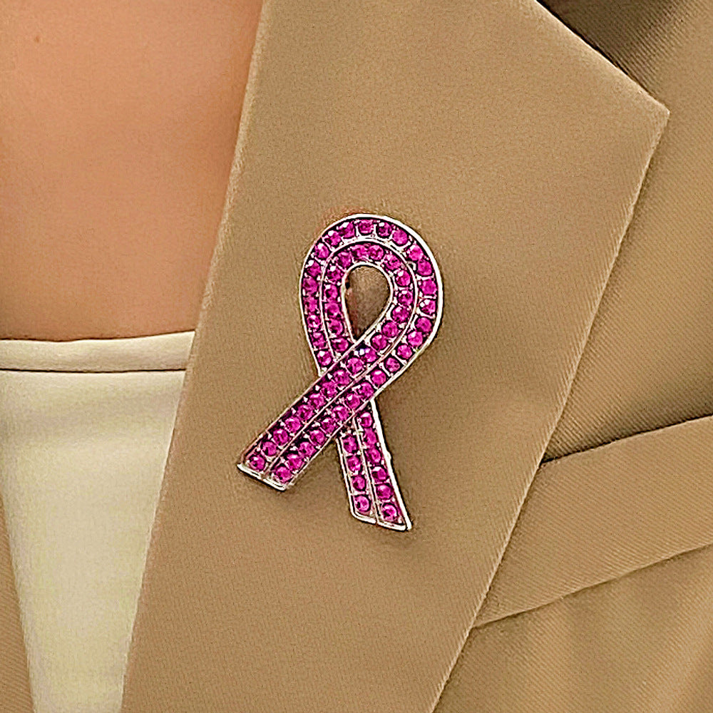 Breast cancer awareness necklace