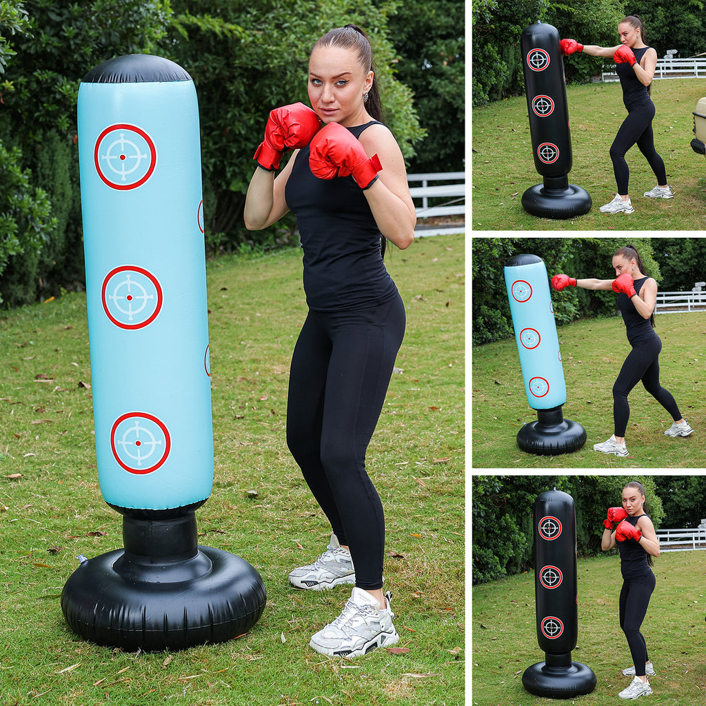 Inflatable fitness boxing pillar 1.6 meters high