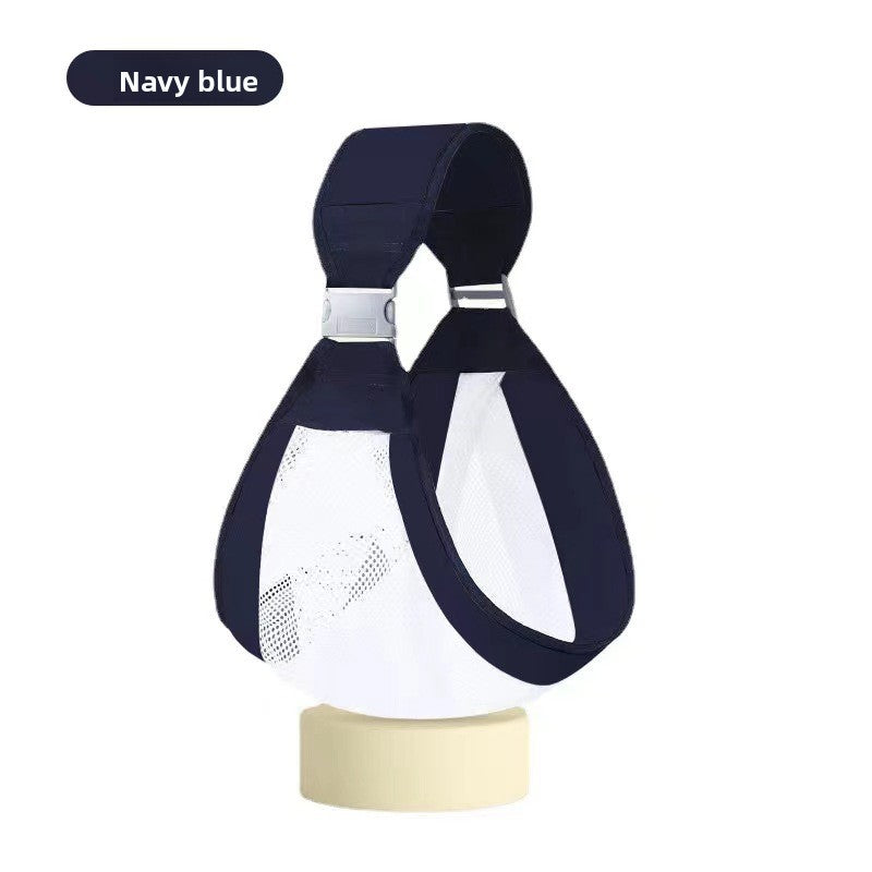 Horizontal hugging baby carrier