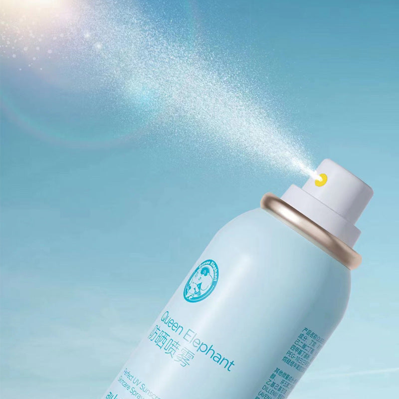 Outdoor sun protection spray