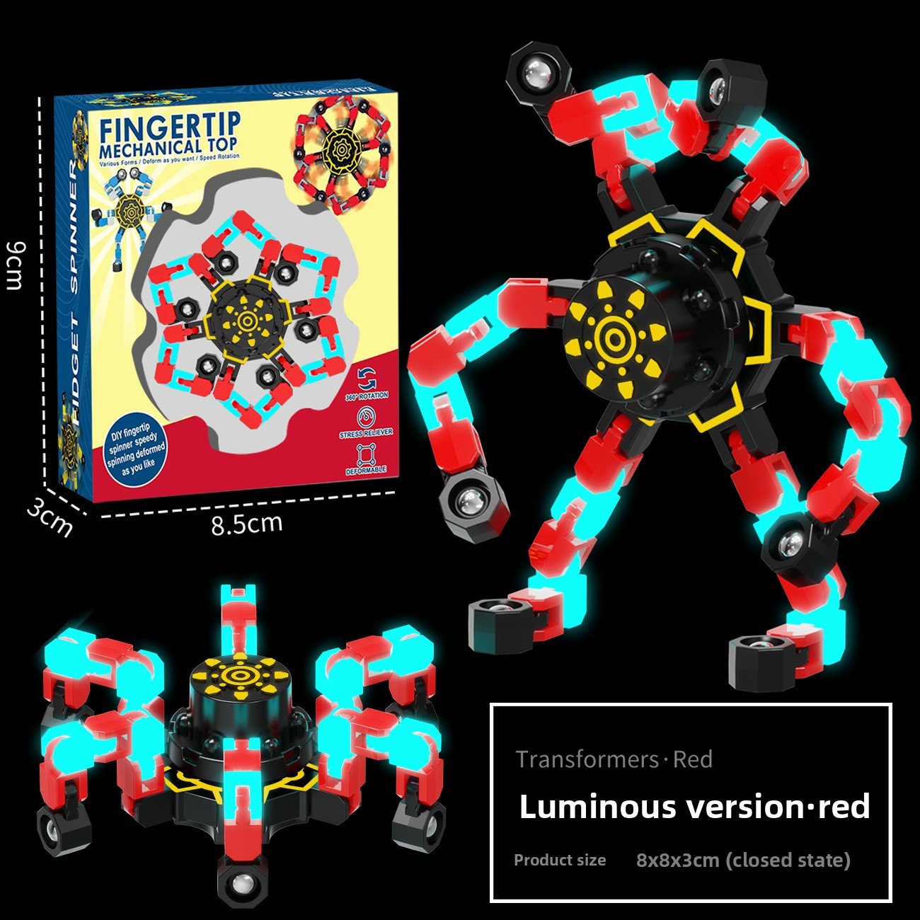 Flexible and Luminescent Gyroscope
