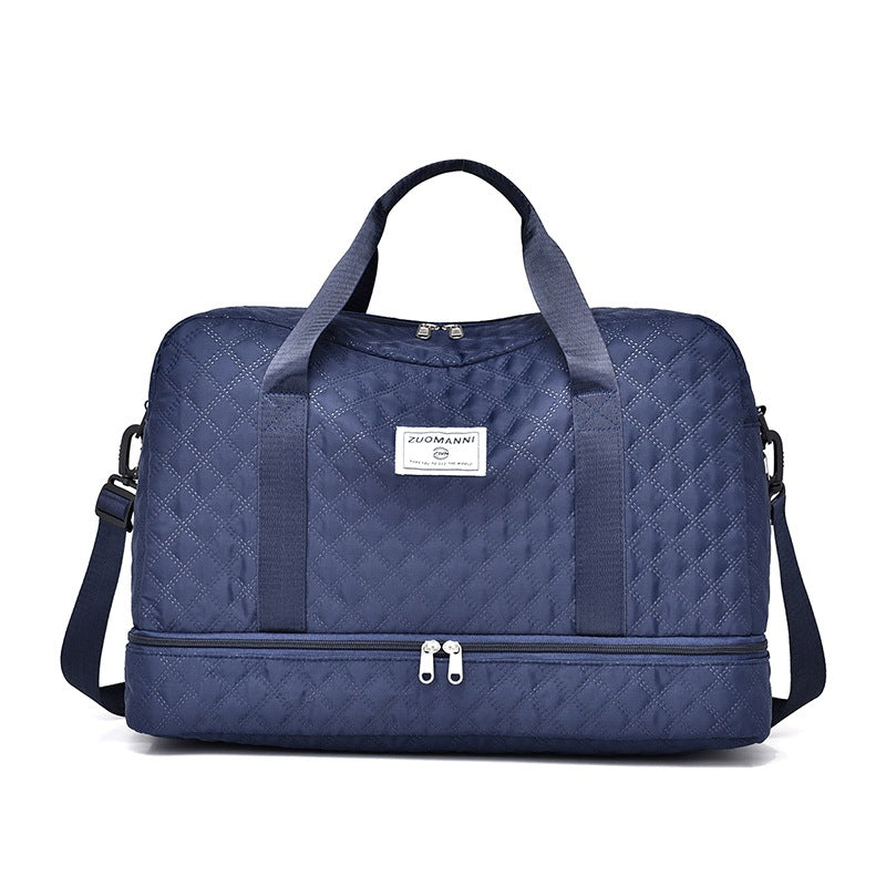 Checkered Sports Travel Bag