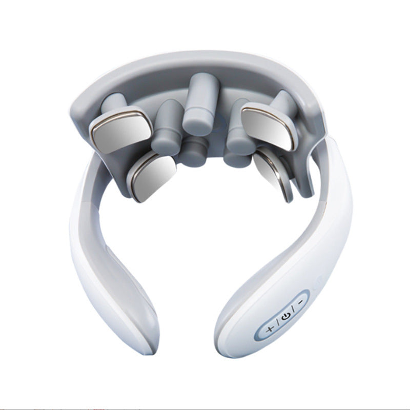 Cervical spine massager electric portable intelligent pulse neck neck neck shoulder neck physiotherapy hot compress artifact cervical spine massager