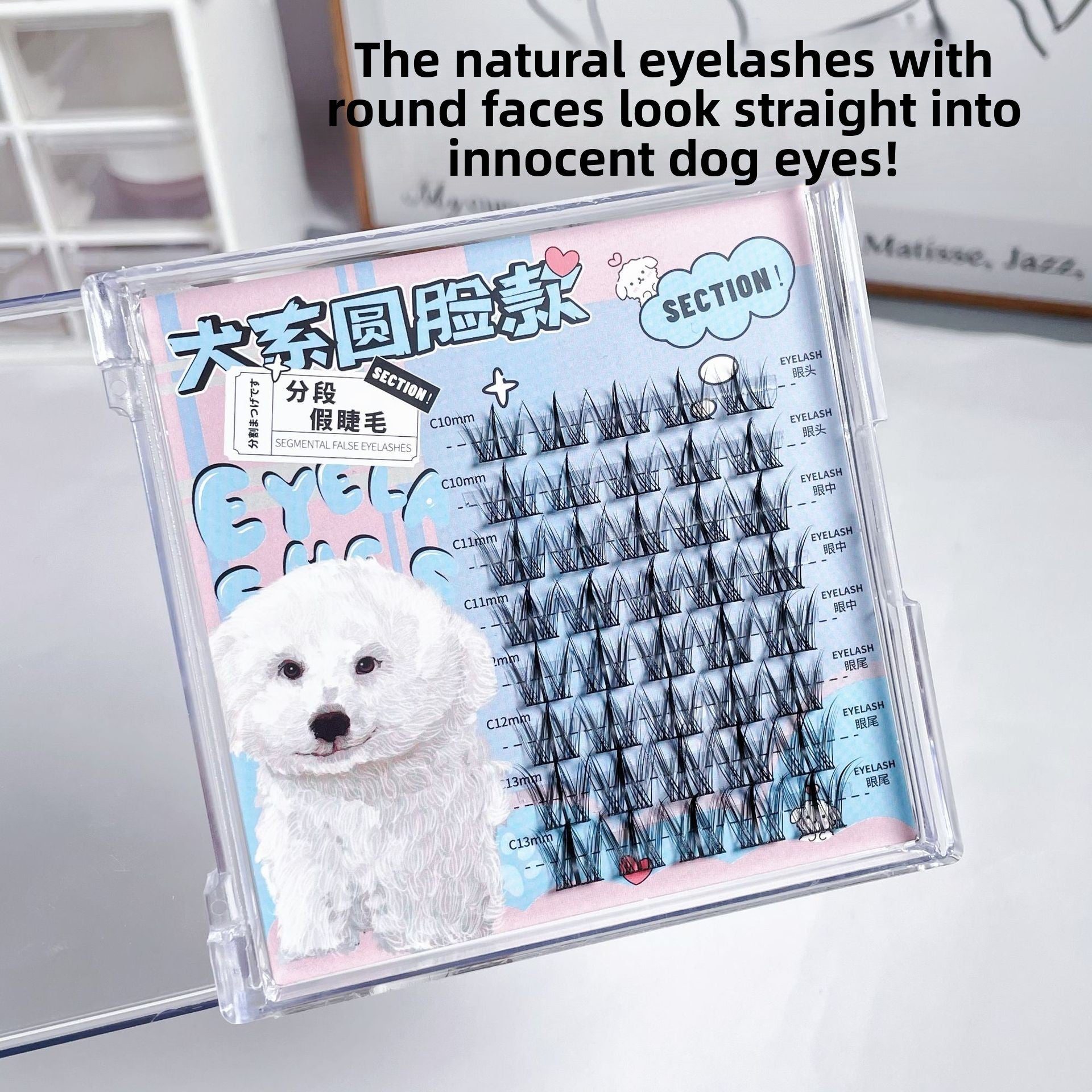 Natural Single Cluster False Eyelashes