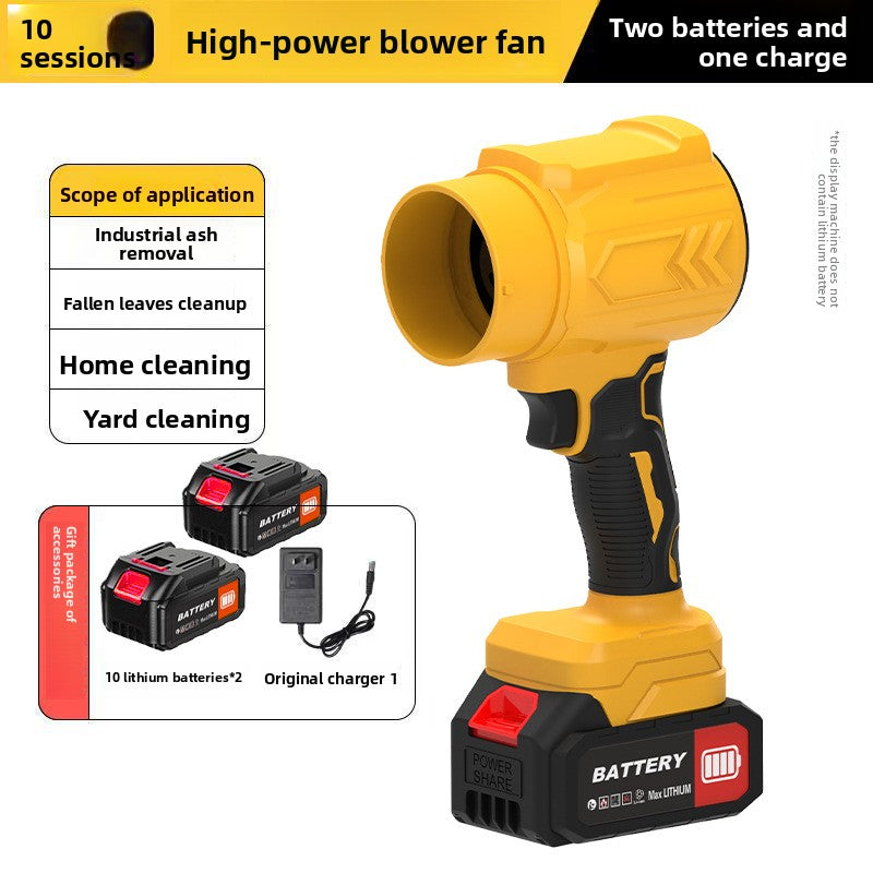 High-Power Lithium Battery Blower with Stepless Speed Control
