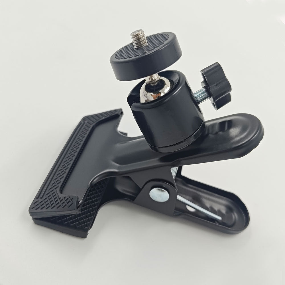 Universal Metal Pan-Tilt Clip with Accessories