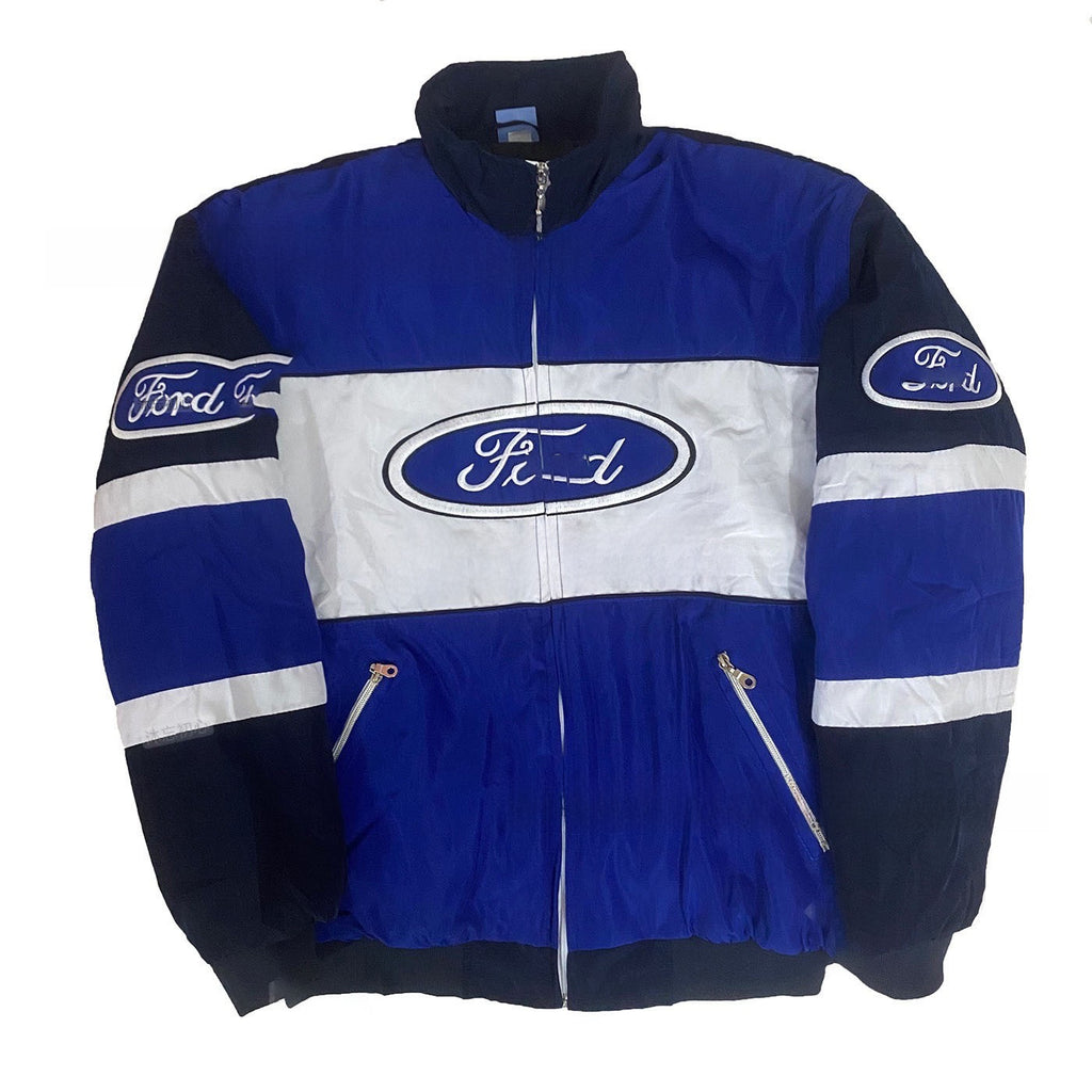 Embroidered racing jacket