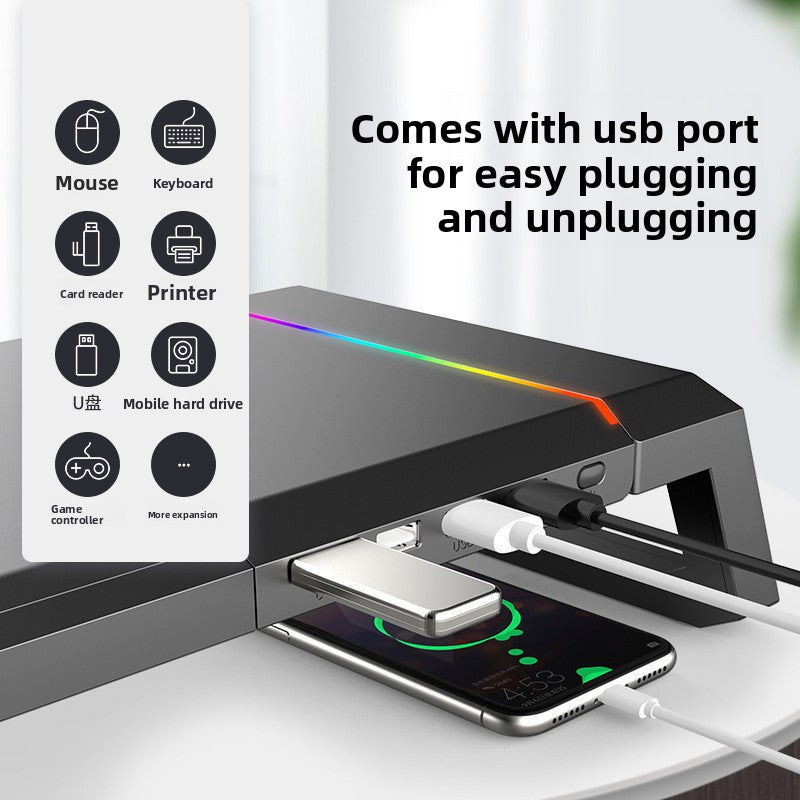 Multi-functional bracket elevation