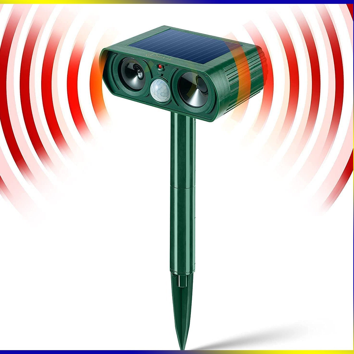 Solar Ultrasonic Animal Repeller