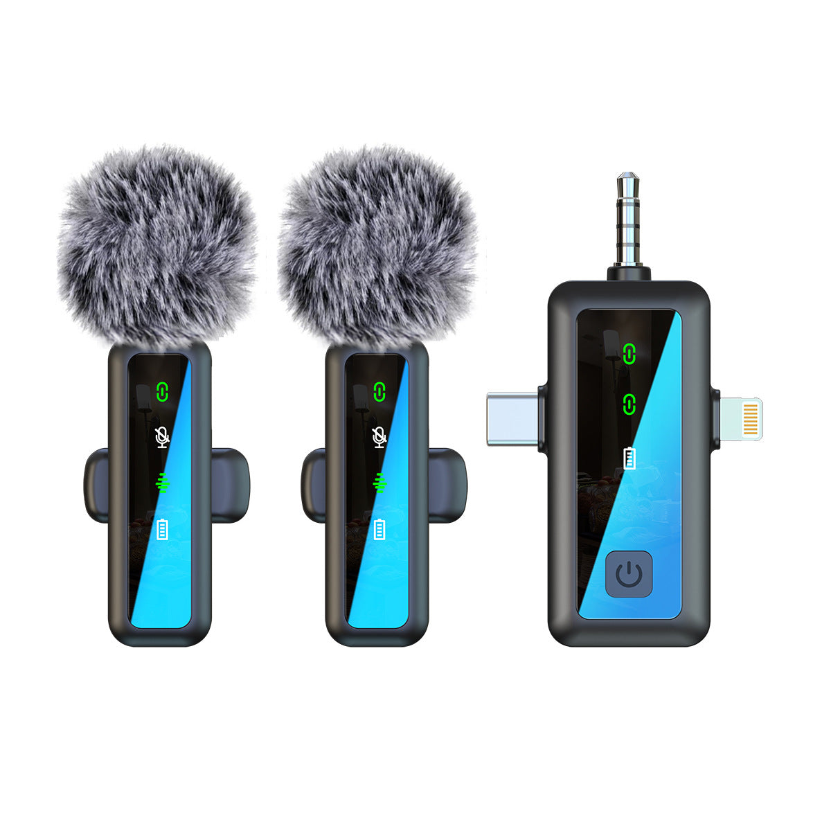 Wireless lapel microphone