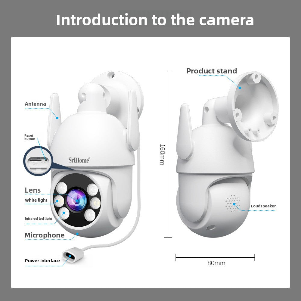10.1-inch Wireless Surveillance System with HD Screen and AI Features