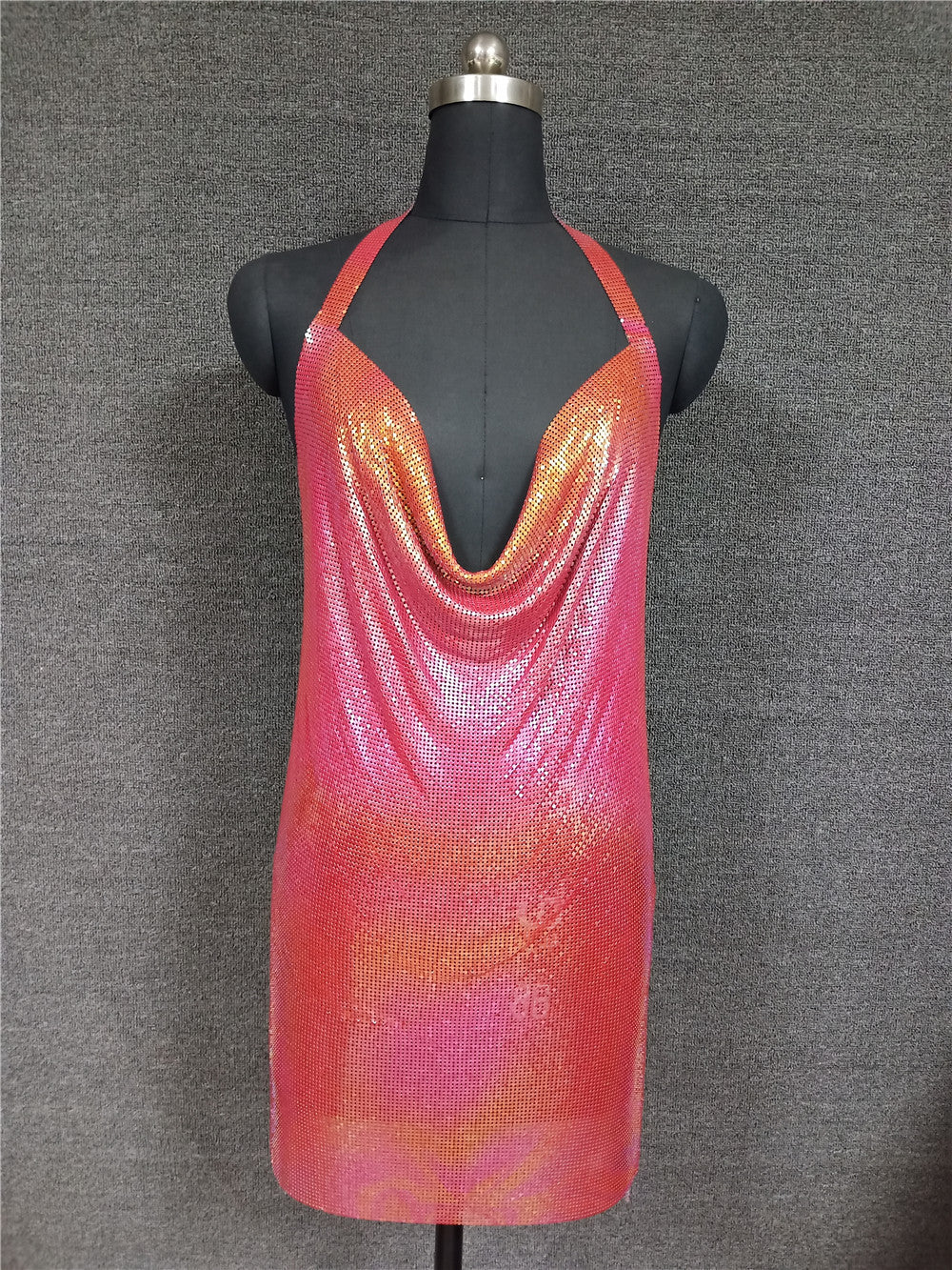 Sequined one-piece dress