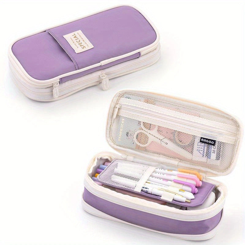 Retractable Canvas Pencil Case
