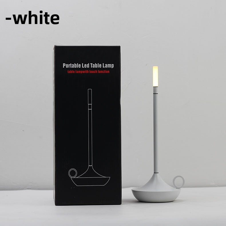 Aluminum Oxide Candle Light Rechargeable Table Lamp