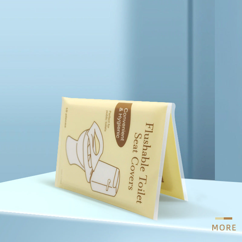 Disposable Soluble Toilet Seat Covers 10-Pack