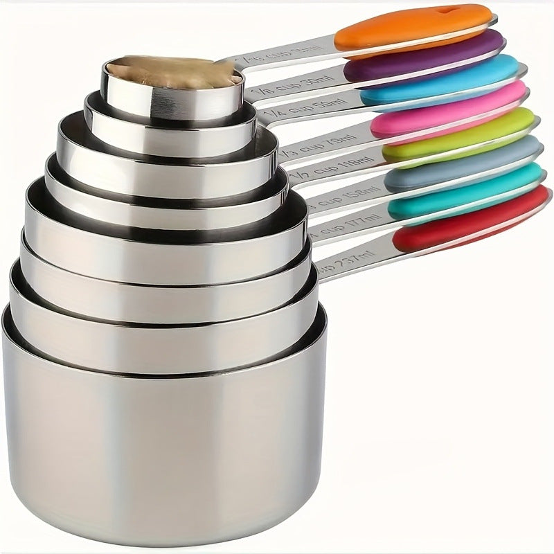 Stainless Steel Measuring Cup and Spoon Set