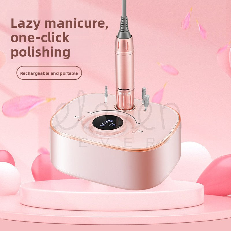 Electric nail polishing machine