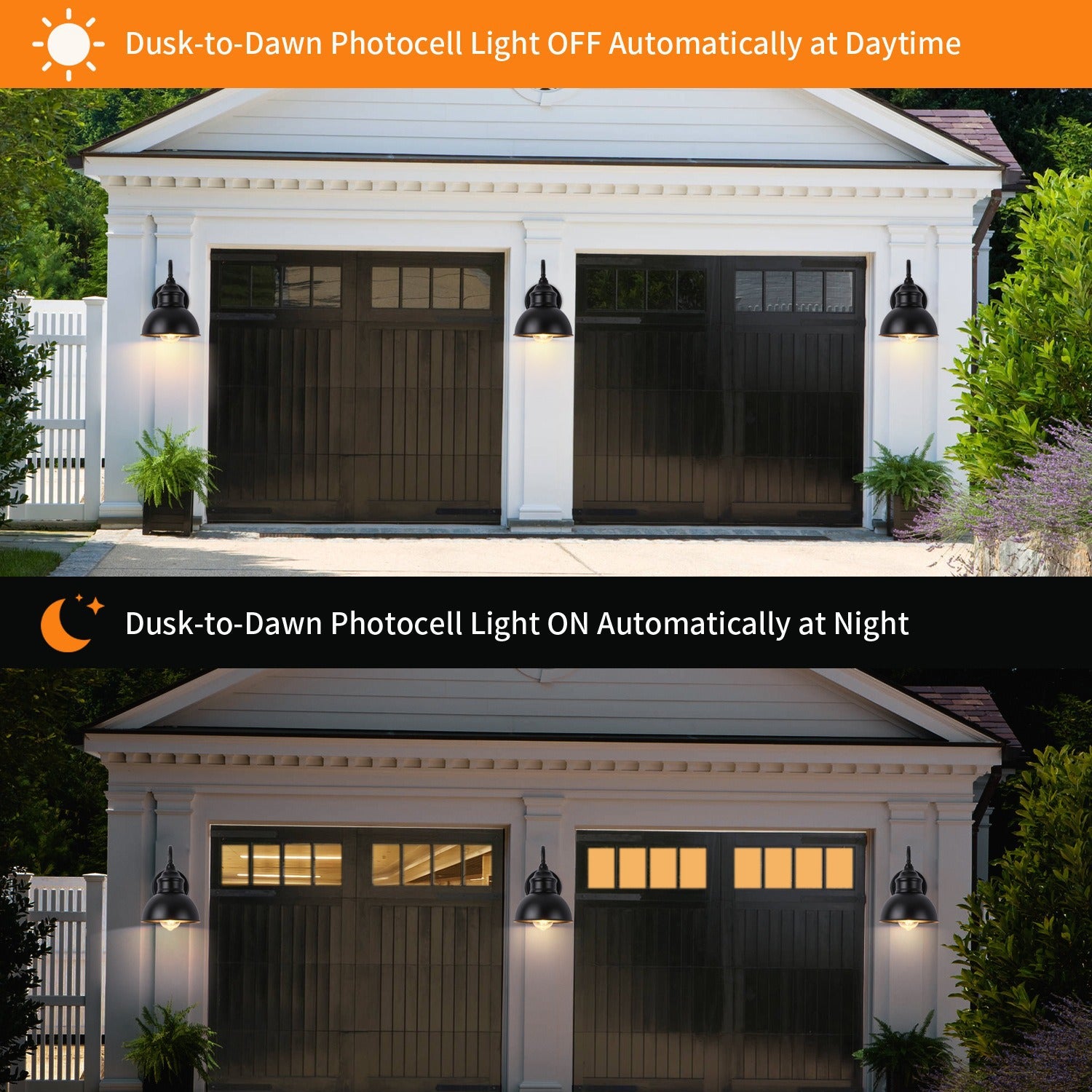 Outdoor courtyard wall lamps