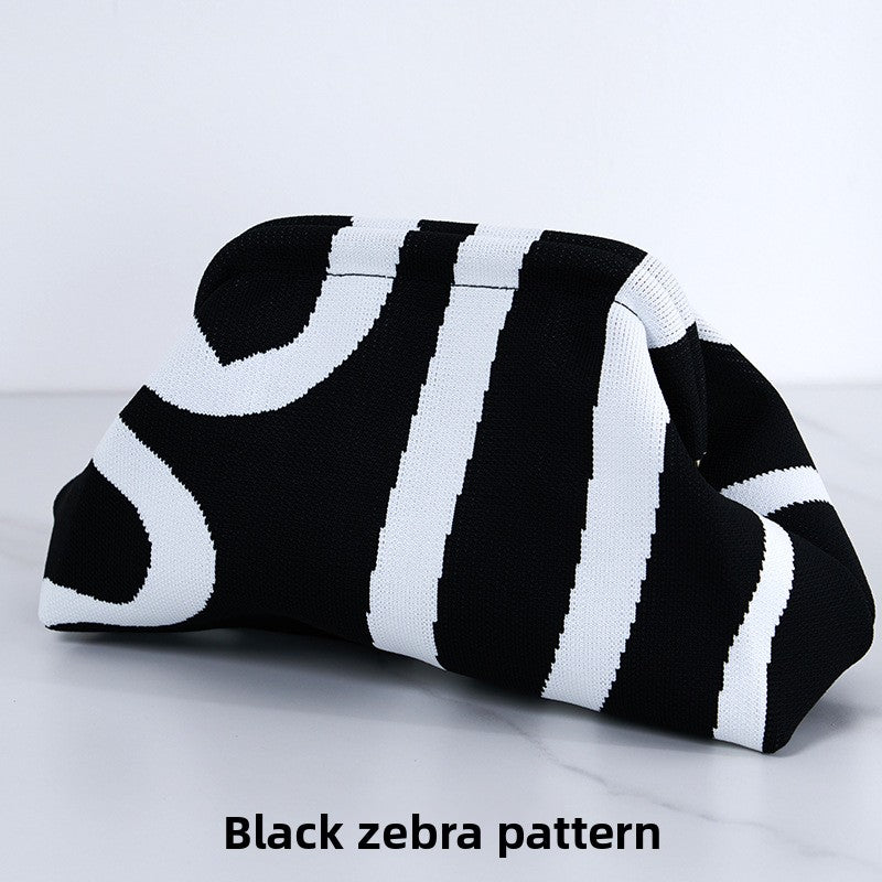 Ladies' striped beach bag