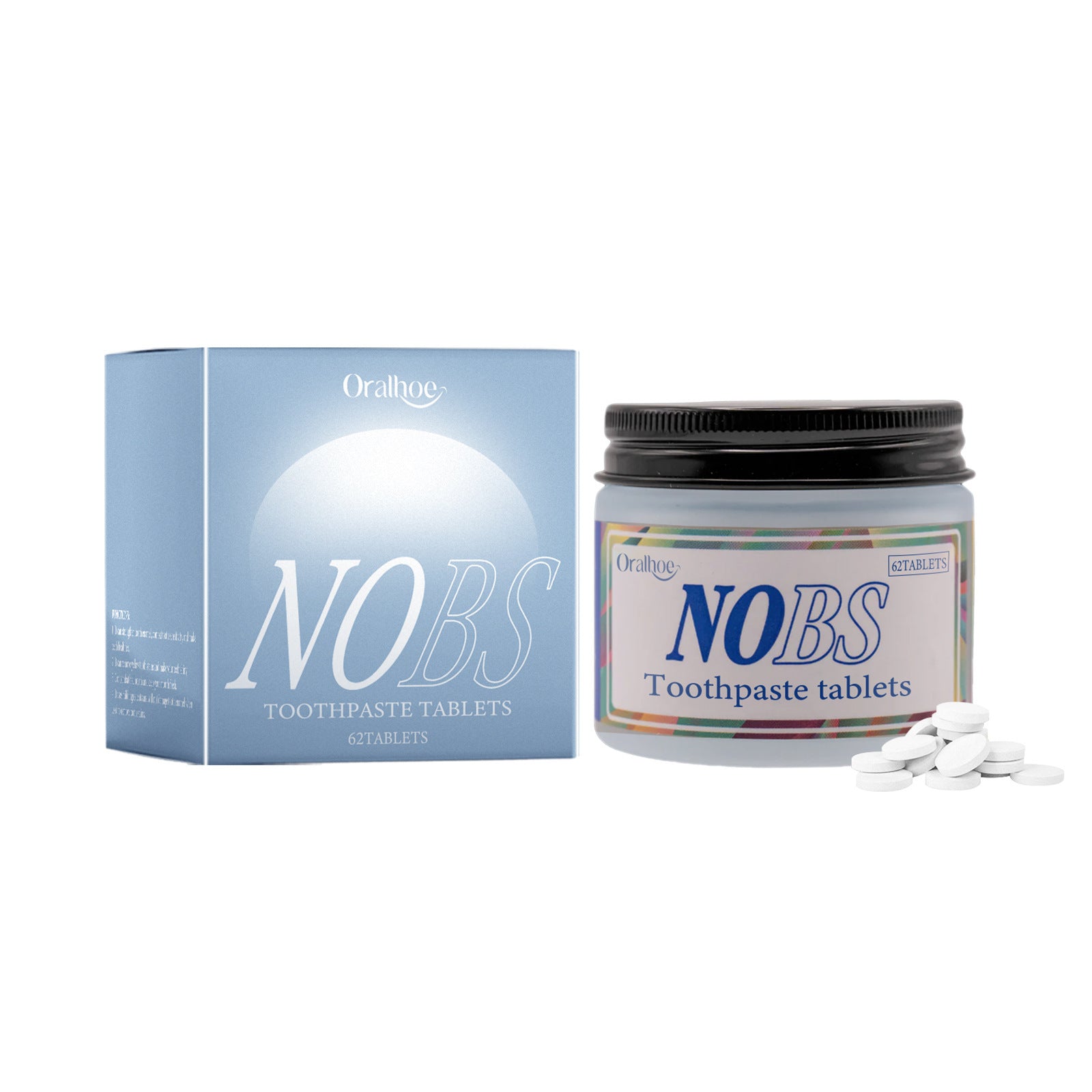 Oral cleaning care toothpaste tablet