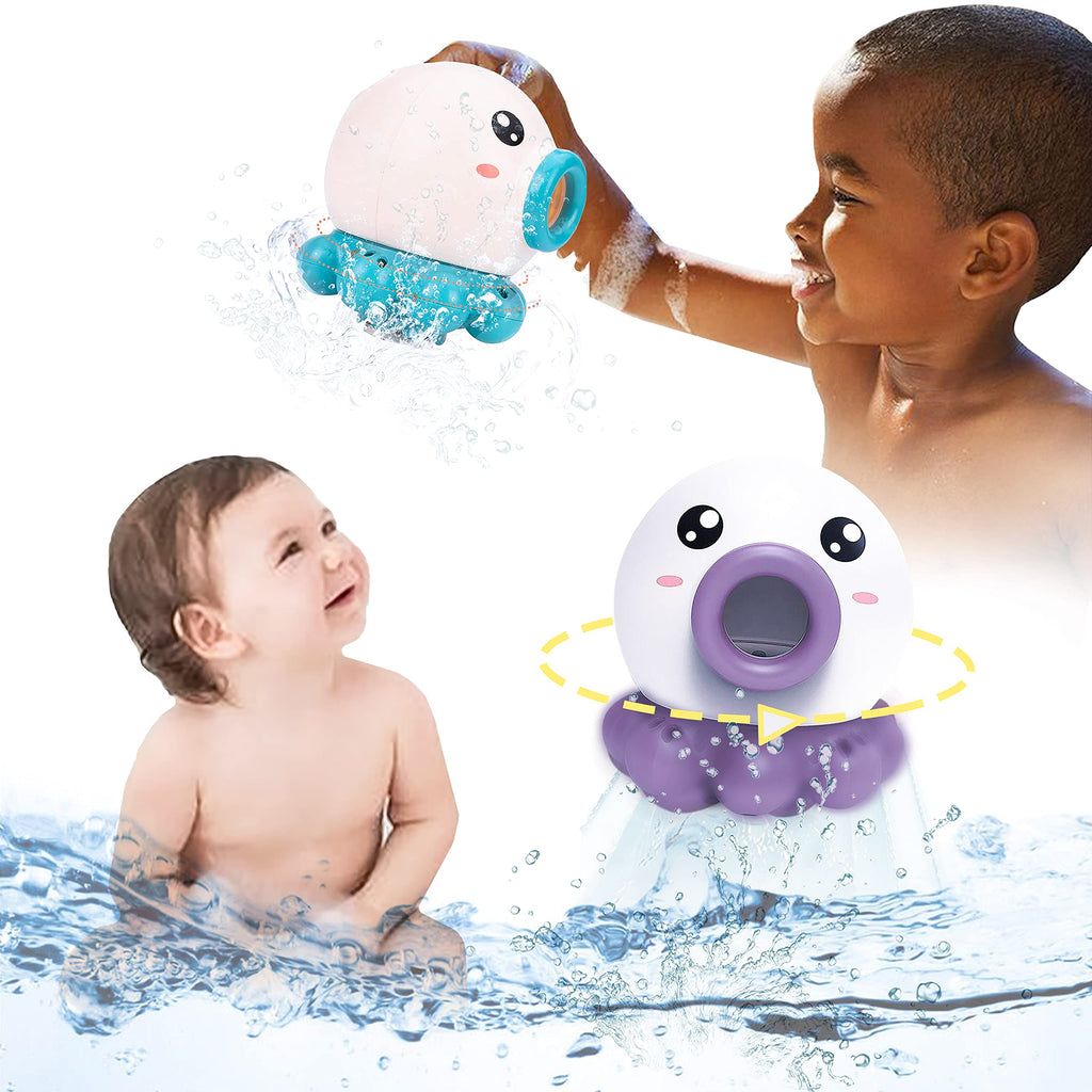 Baby Bath Toys Bathroom Water Spraying Octopus Shower