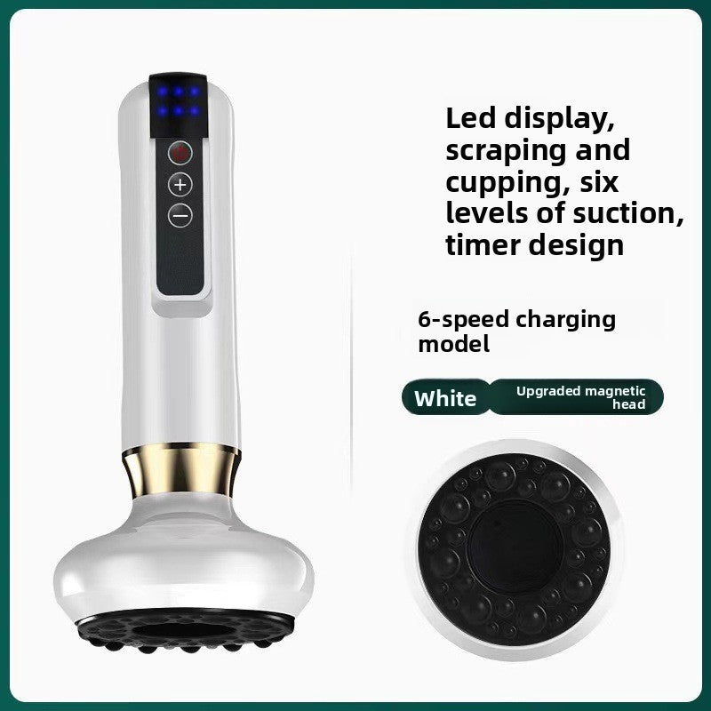 Electric Cupping Therapy Device with Adjustable Pressure and Heating
