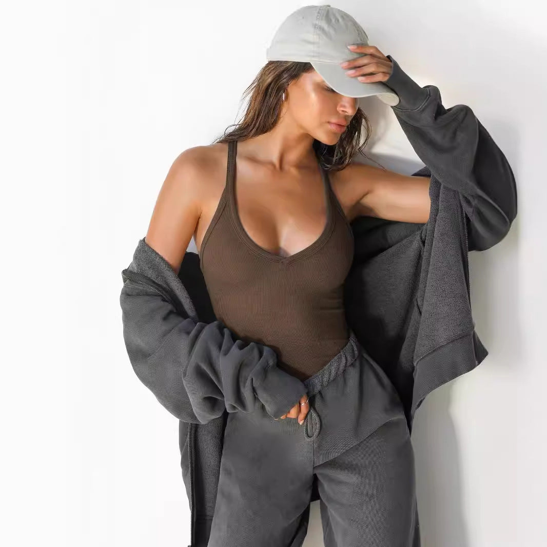 Ladies' knitted vest