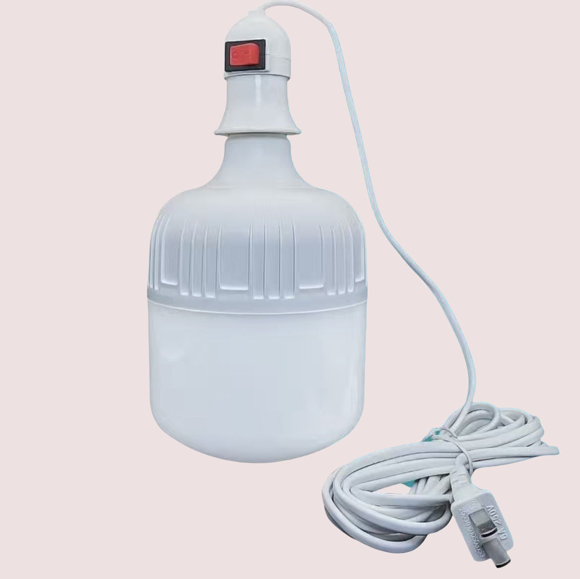 E27 Screw Lamp Cap with Switch and LED Extension Cable