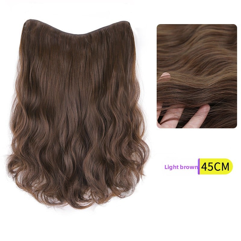 V-Shaped Fluffy Synthetic Hair Wig ? Straight/Curly (50cm/60cm)