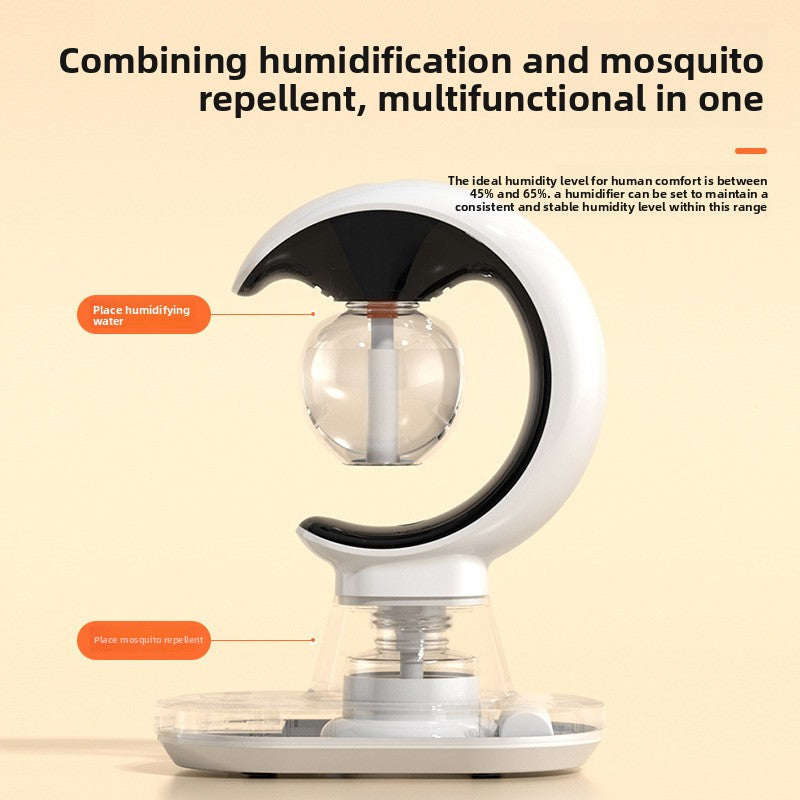 Moon-Shaped Humidifier Mosquito Repellent Night Light
