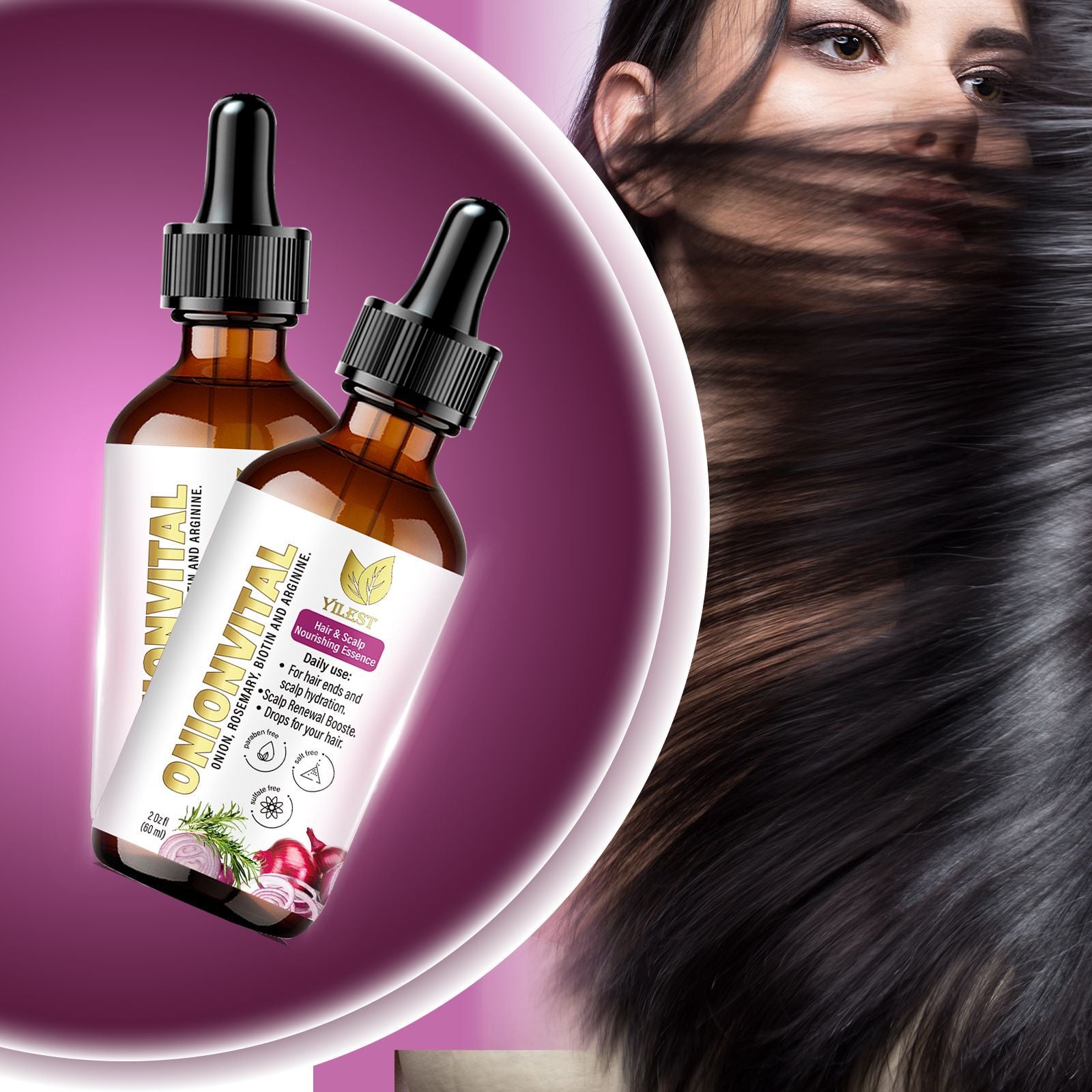 Onion hair care essential oil