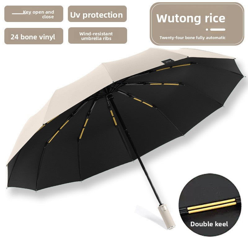 72-Bone Automatic Folding Umbrella