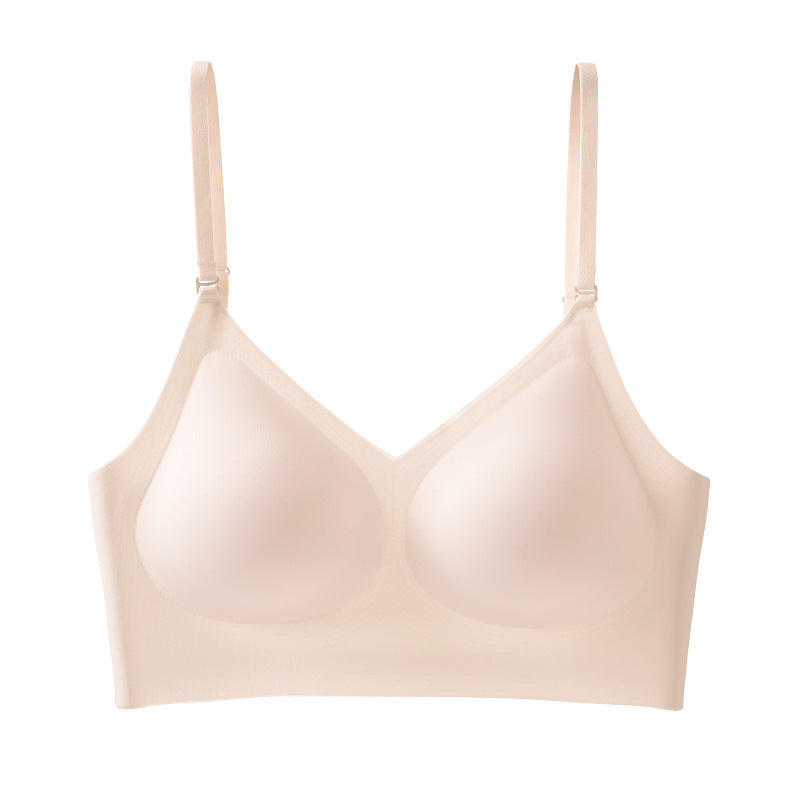 French Seamless Backless Bra with Adjustable Straps