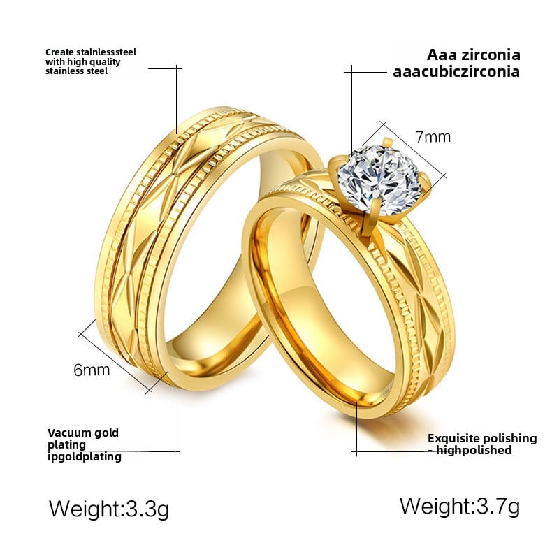 Stainless steel ring