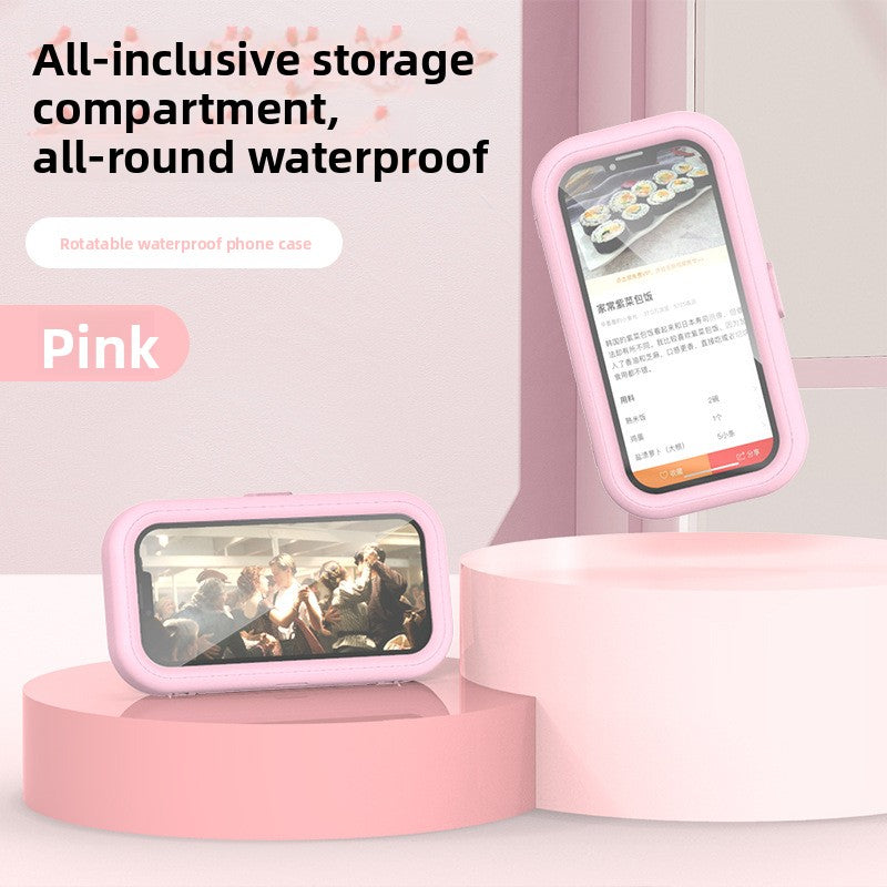 Bathroom waterproof mobile phone box