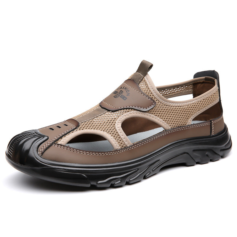 Breathable Men's Closed-Toe Sandals