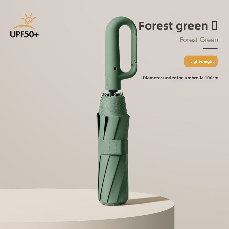 Fully automatic reverse buckle umbrella