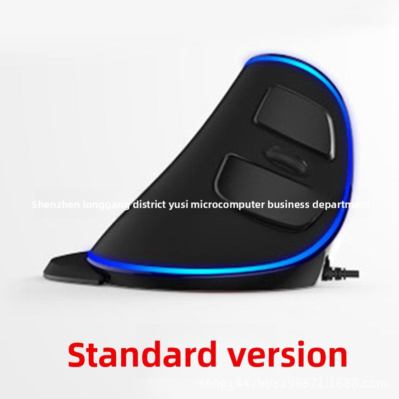 Delux Ergonomic Vertical Mouse with RGB Lighting