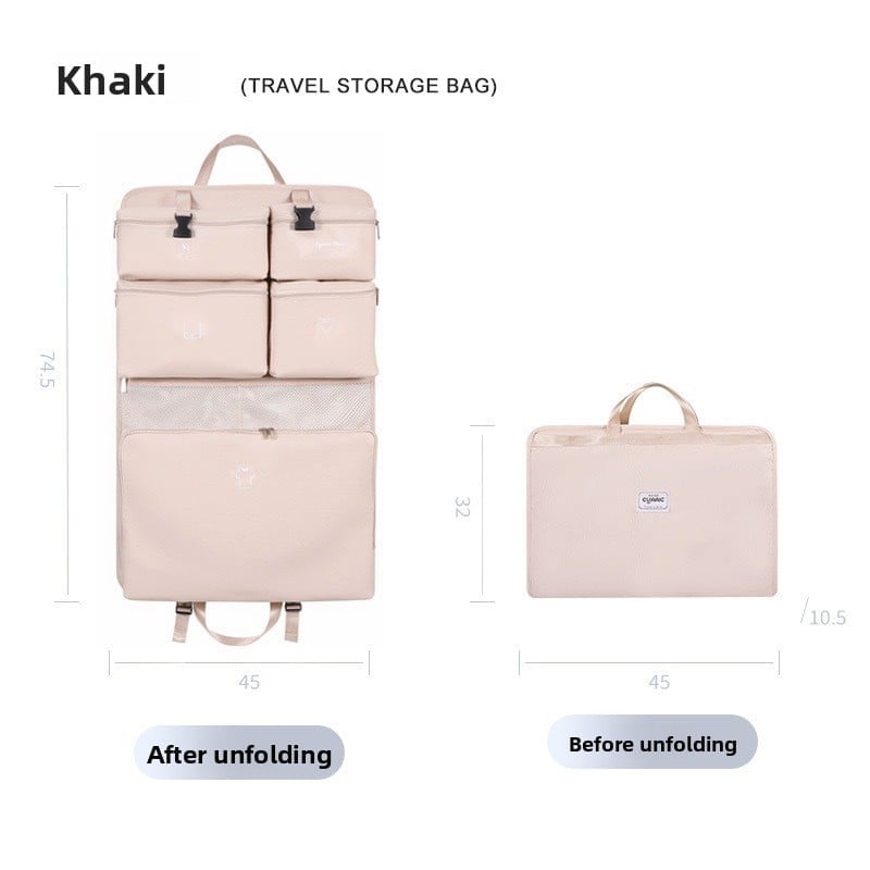 Portable Hanging Travel Storage Bag for Underwear and Toiletries