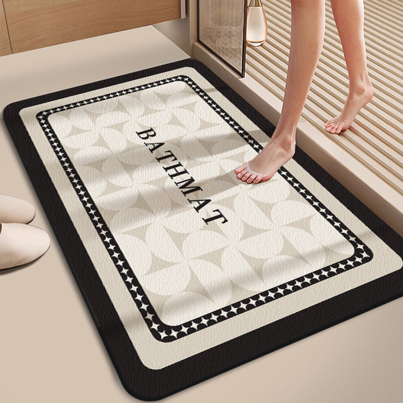 Simple Luxurious Diatom Mud Bathroom Mat.