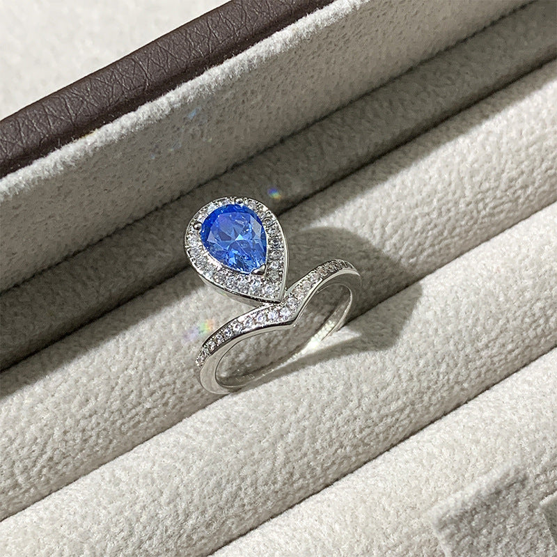 artificial diamond ring
