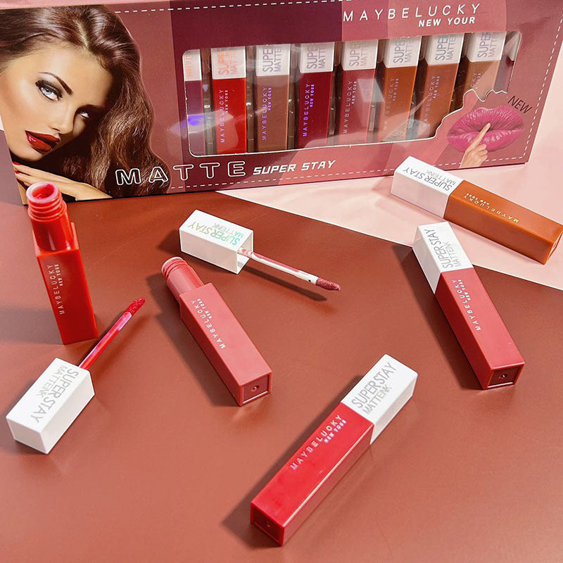Matte Non-Fading Lip Gloss Set